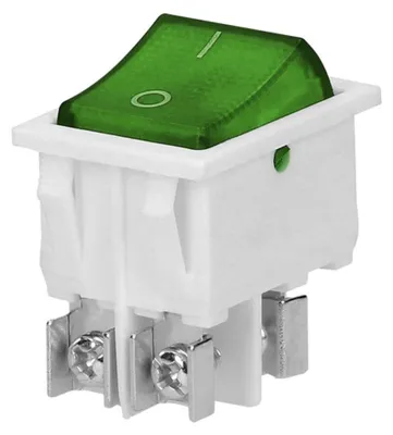 Obrázek produktu pro Podsvícený otočný spínač – spínač zapnutí/vypnutí, 230V, 16A, 50Hz