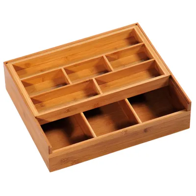 Immagine prodotto di Contenitore multiuso, organizer, contenitore in bambù, bambù