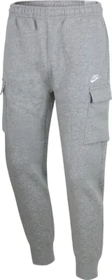 Produktbild von Nike M Nsw Club Pant Cargo Bb Dk Grey Heather/Matte Silv L
