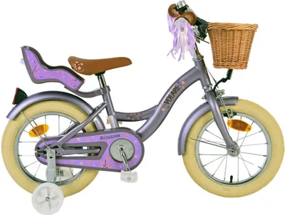 Immagine prodotto di Bicicletta per bambini Volare Blossom - ragazze - 14 pollici - viola