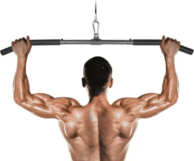 Produktbild von Lat Pulldown Bar 1 Stück, für Heimstudio, Krafttraining, schwarz