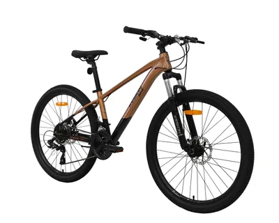 Produktbild von Mountainbike Keskin MTB1, 26 Zoll Fahrrad für Herren Damen, Mädchen und Jungen, Bronze Schwarz