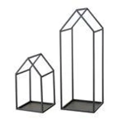 Obrázok produktu pre Boltze Kaminholzregal Plock 2-teilig Regal aus Metall Eisen Holzregal