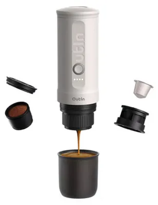 Immagine prodotto di Outin Nano Macchina Espresso Portatile Bianco USB-C Compattta
