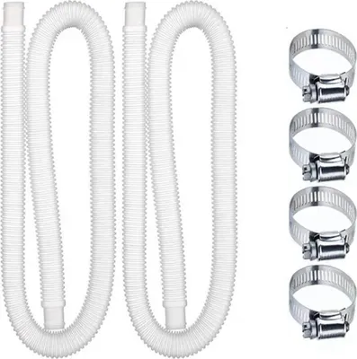Produktbild von Ersatz-Poolschlauch – 3,2 cm – 32 mm – 1,5 m Poolschlauch – für Pumpe-Filter-Heizung