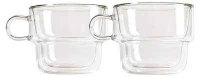 Produktbild von HOMLA CEMBRA-Glas-Set mit Doppelwand, 2er-Set, 250 ml