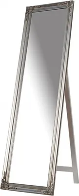 Produktbild von Casa Padrino Luxus Standspiegel 160 cm - Designer Spiegel - Silber