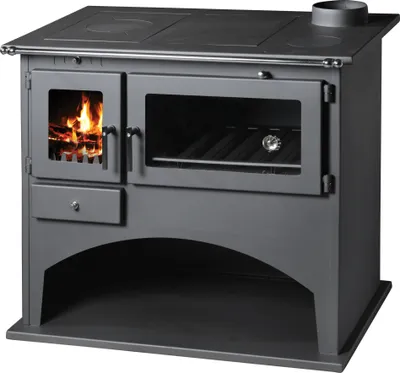 Produktbild von EEK A Kaminofen Küchenofen Holzherd mit Backfach und Herdplatte VICTORIA VIKI 10,5 kW BImSchV Stufe 2