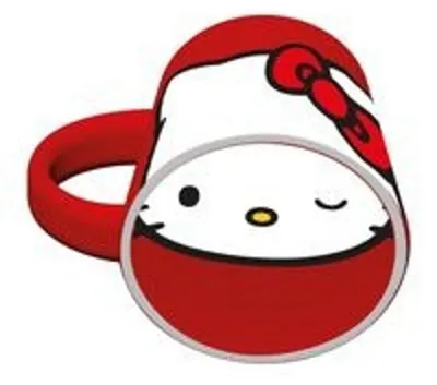 Produktbild von Pyramid Hello Kitty Tasse Rot  Rot One Size