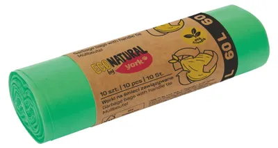 Obrázek produktu pro Pytle na odpad zavazovací Eco 60l 10ks