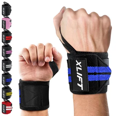 Immagine prodotto di Fascia per polso - Fitness - Crossfit - Nylon - Set da 2 - Adatta a uomini e donne