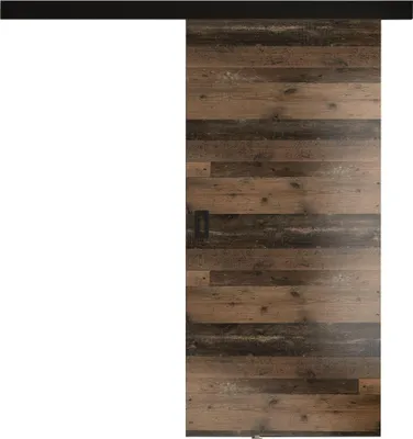 Produktbild von KIER FURNITURE Schiebetür Komplettset WERDI, Wohnzimmer Schiebetür