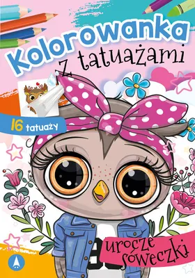 Zdjęcie produktu dla Kolorowanka z tatuazami Urocze soweczki