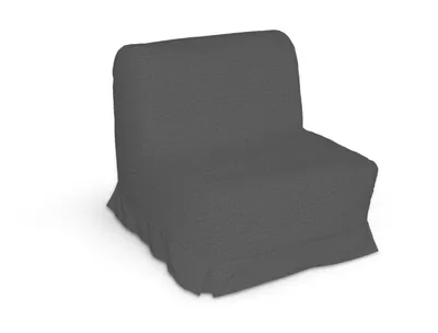 Produktbild von Dekoria Bezug für Lycksele Sessel mit Kellerfalten, dunkelgrau, Bezug für Lycksele Sessel