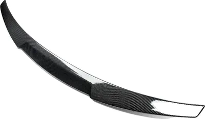 Image de Aileron arrière, matériau en fibre de carbone, design en V, aspect fibre de carbone