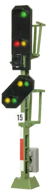 Produktbild von Viessmann 4915 - TT Licht-Einfahrsignal mit Vorsignal