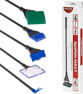 Zdjęcie produktu dla Kruger Meier AquaMate Hydra V - skrobak i czyści do akwarium 5 w 1