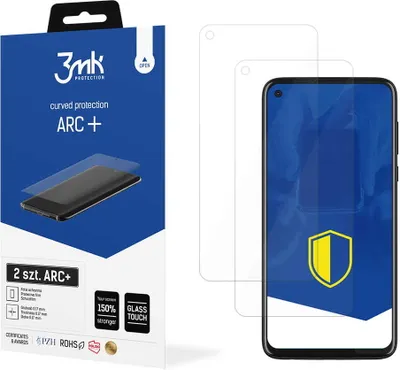 Produktbild von 3mk Display Schutzfolie ARC+ für Motorola Moto G Pro  0,17mm Self-Heal (2 Stück)