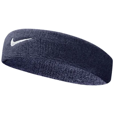 Produktbild von Nike Swoosh Stirnband Obsidian-weiß Blau