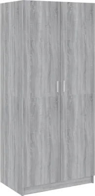 Obrázek produktu pro vidaXL Šatní skříň Grey Sonoma 80x52x180 cm výrobek ze dřeva