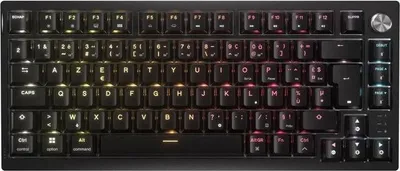 Immagine prodotto di Tastiera da gioco, meccanica, Corsair K65 PLUS WIRELESS TACTILE, senza tastierino numerico, hot swap al 75%, switch Corsair MLX Fusion