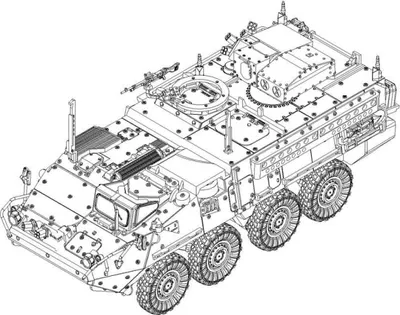 Zdjęcie produktu dla Pocisk przeciwpancerny M1134 Stryker (ATGM) / 1:72
