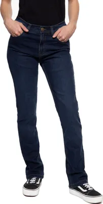 Immagine prodotto di Queen Kerosin Motogear Jeans da moto da donna blu scuro, blu scuro, lunghezza 28