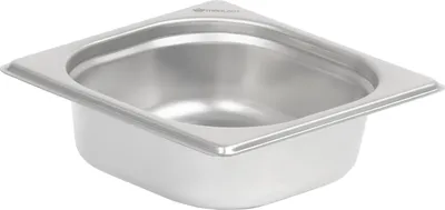 Produktbild von Mahlzeit GN Behälter 1/6, Höhe 65 mm, Edelstahl Gastronomiebehälter, Geeignet für Chafing Dishes