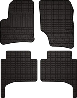 Obrázok produktu pre Gumové autorohože na mieru pre: Volkswagen Touareg I (2002-2010, SUV) černé, sada 4 ks, s úchyty