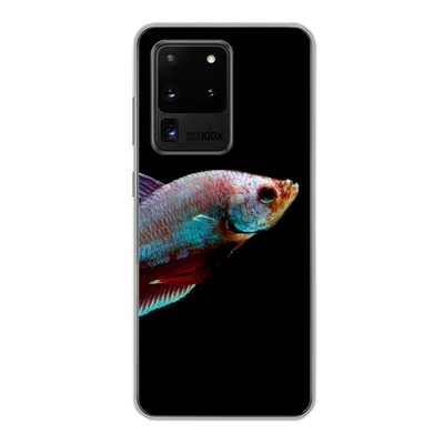 Produktbild von MuchoWow® Handyhülle Schutzhülle Hülle für Samsung Galaxy S20 Ultra Fische - Tiere - Licht Silikon Softcase Handy Hülle