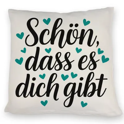 Produktbild von Schön, dass es dich gibt Kissen
