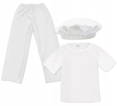 Produktbild von Engel-Kostüm Set für Kinder, Weiß, 146-158