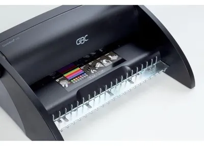 Produktbild von GBC CombBind C110 Bindegerät, Kamm-Bindegerät, Manuell, 195 Blätter, Schwarz