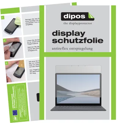 Produktbild von 2x Schutzfolie für Microsoft Surface Laptop 3 13.5 Zoll matt Displayschutzfolie Folie Display Schutz dipos