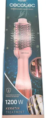Produktbild von Cecotec CeramicCare Single Peach Volumizing Air Brush, 1200W.