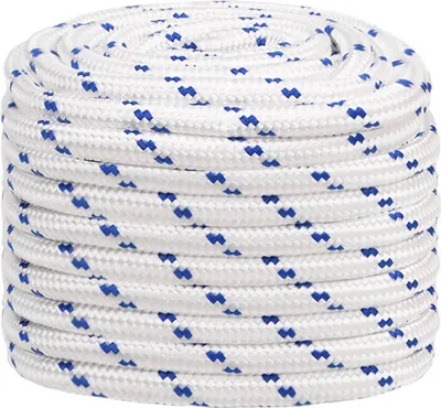 Produktbild von vidaXL Bootsseil Weiß 20 mm 100 m Polypropylen