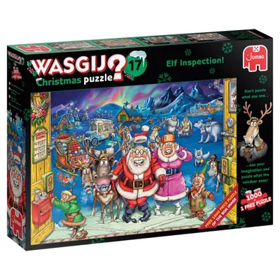 Zdjęcie produktu dla Wasgij Christmas 17 2x1000 pcs, 1000 szt., Komiksy, 12 lat(a)