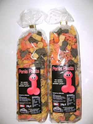 Produktbild von Streuteile Penis aus Nudelteig, 2X 250 g, Nudeln, Pasta, Dekoration, Delikatesse, Willi Scherzartikel