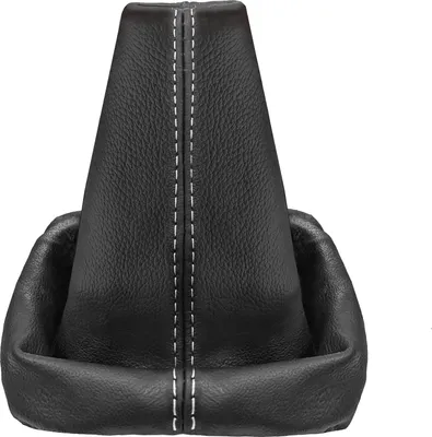Produktbild von Schaltsack Schaltmanschette passend für VW Passat 3B 3BG 100% Echtleder Schwarz Grau
