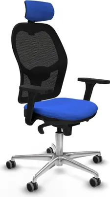 Produktbild von Bürostuhl mit Kopfstütze Jorquera Piqueras y Crespo 3D086G2 Blau