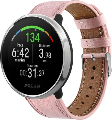 Produktbild von Strap-it Polar Unite Lederarmband (Rosa)
