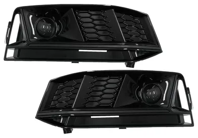 Imagen del producto de Rejilla delantera inferior ACC para Audi A4 B9 S-Line, modelo 2016-2018, con aspecto RS4, color .
