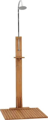 Produktbild von vidaXL Gartendusche 75x75x210 cm Massivholz Teak