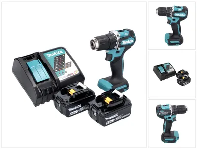 Produktbild von Makita DDF 487 RG Akku Bohrschrauber 18 V 40 Nm Brushless + 2x Akku 6,0 Ah + Ladegerät