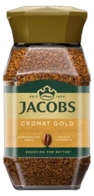 Zdjęcie produktu dla Jacobs Cronat Gold, 100 g, Kawa, 1 szt., Słoik