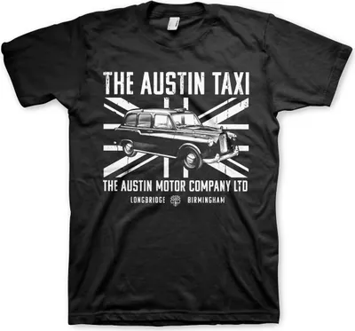 Produktbild von The Austin Taxi T-Shirt - Large - Black