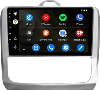 Produktbild von Android Autoradio 9 Zoll 128GB für Ford Focus 2 2004–2011 CarPlay Android Auto Navi Bluetooth DAB+ Rückfahrkamera