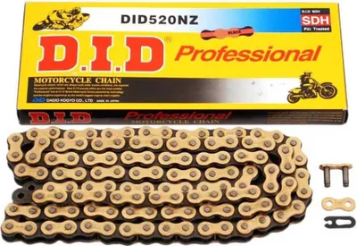 Produktbild von Did 520nz Clip Kette Golden 108 Links Golden 108 Links