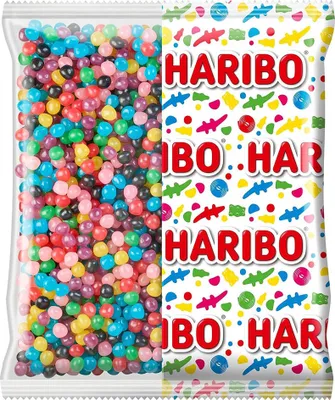 Obrázok produktu pre Haribo DRAGIBUS Mini Soft Chewy Candies - Farebná rozmanitosť v 2KG Mega balení pre zábavu na desiatu