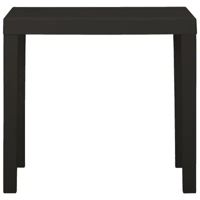 Produktbild von vidaXL Gartentisch Anthrazit 79x65x72 cm Kunststoff